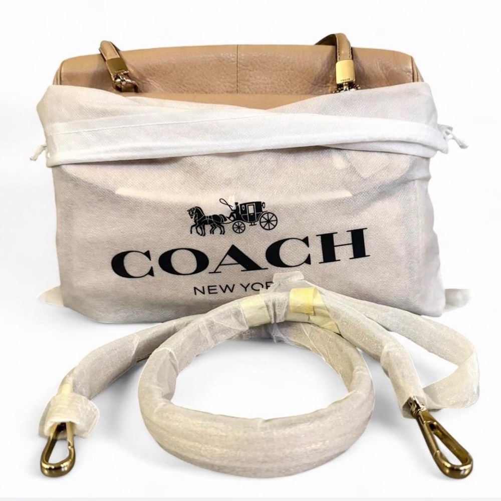Coach Beige Bag with Strap and Dust Bag - Picture 7 of 11